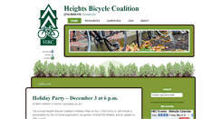 Desktop Screenshot of bikesintheheights.org